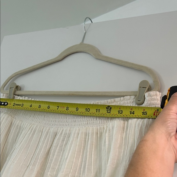 White and Black Patterned Women's Skirt - Picture 6 of 8